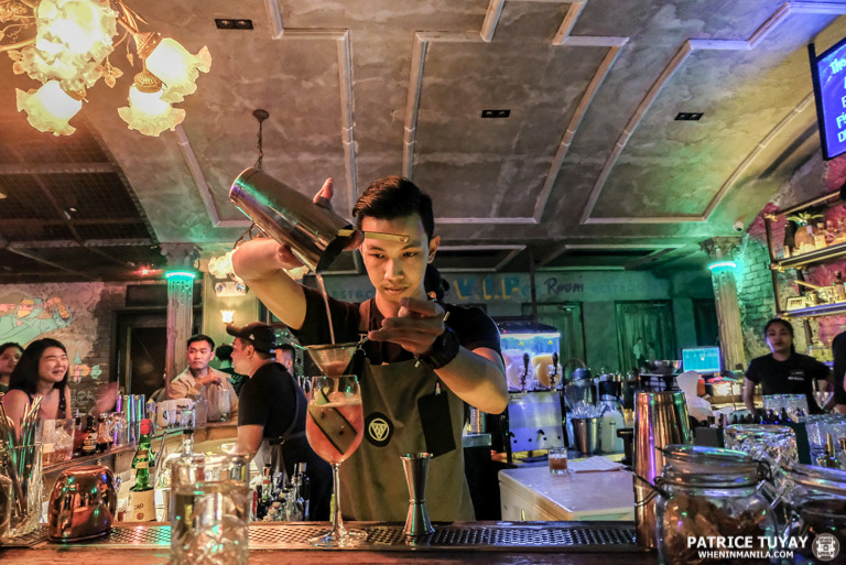 Inside Yes Please cocktail lounge at The Palace BGC